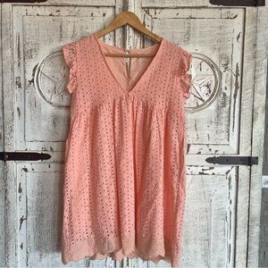 Peach Spring Dress